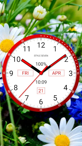 Color Analog Clock-7 screenshot 3