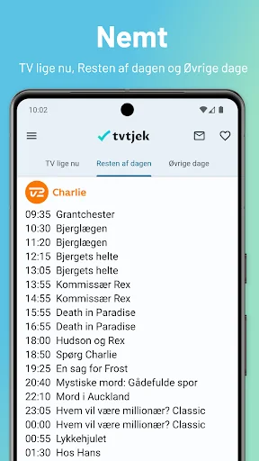 Tvtjek - Dansk TV-Guide screenshot 2