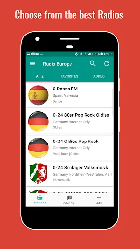 Over 17.000 European Radios