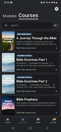 EMMAUS - Bible & Courses screenshot 3