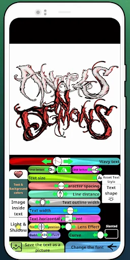 iFonts — Tattoo Lettering Art screenshot 1