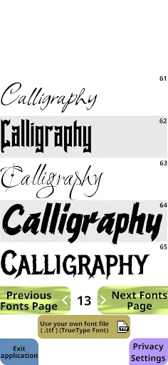 iFonts — Tattoo Lettering Art screenshot 2