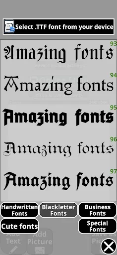xCanvas: Font lettering design screenshot 3
