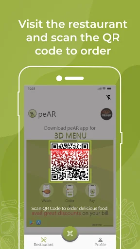 peAR - The AR Menu App screenshot 2