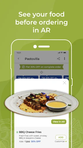 peAR - The AR Menu App screenshot 3