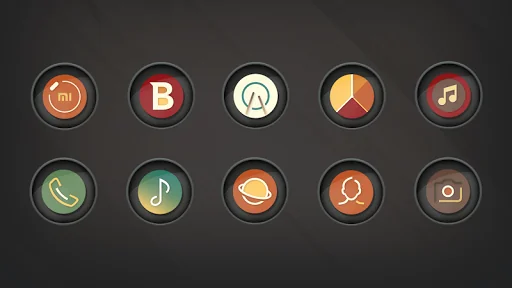 Emperial - Circle Retro Icons