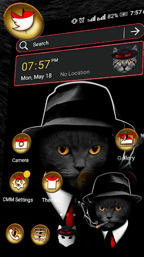 Cat Swag Launcher Theme screenshot 1