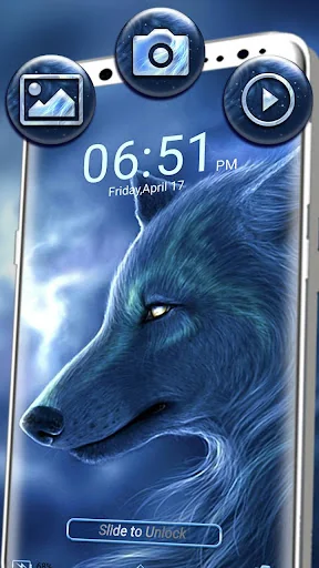 Mystical Wolf Launcher Theme screenshot 3
