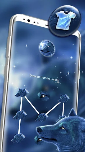 Mystical Wolf Launcher Theme screenshot 4