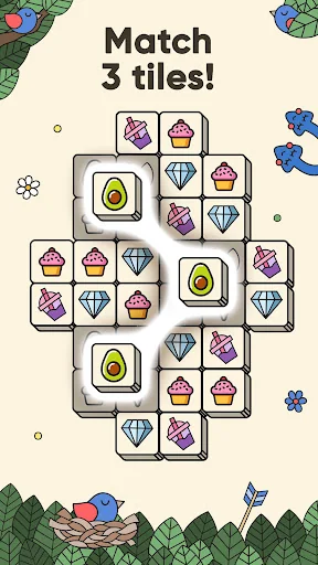 3 Tiles - Tile Matching Games screenshot 1