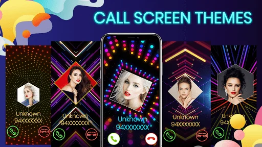 Color Caller Screen, Phone Cal screenshot 1