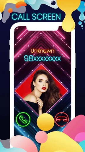 Color Caller Screen, Phone Cal screenshot 2