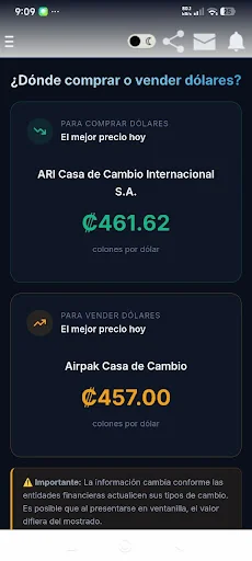 Tipo de Cambio Costa Rica screenshot 3