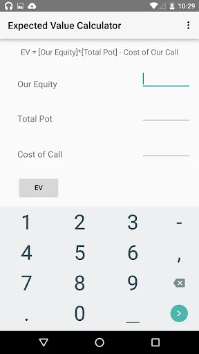 Texas Hold'em EV Calculator