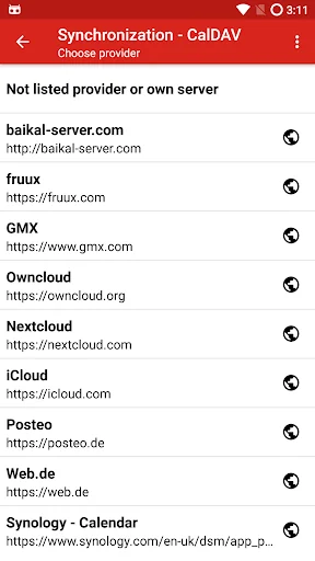 iCal Import/Export CalDAV screenshot 4