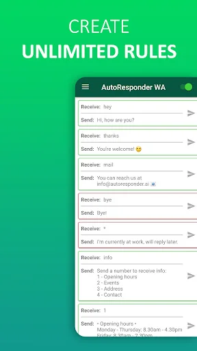 AutoResponder for WA screenshot 3