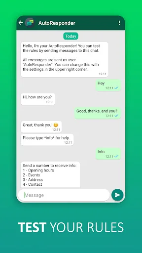 AutoResponder for WA