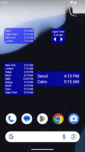 World Clock & Widget screenshot 1