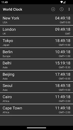 World Clock & Widget screenshot 2