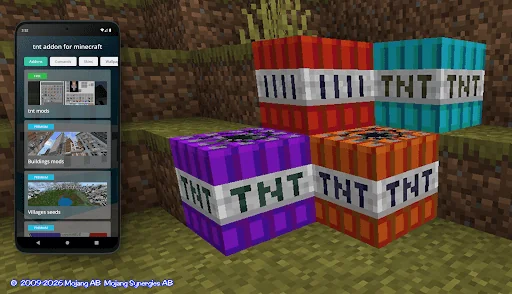 tnt addon for minecraft screenshot 1