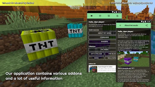 tnt mod for minecraft pe