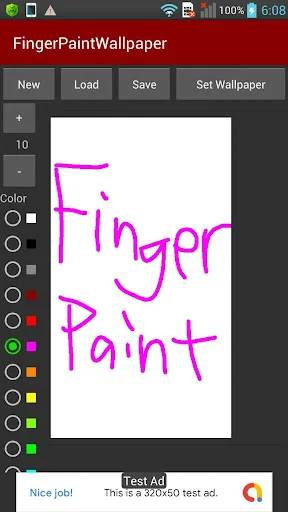 Finger Paint Wallpaper