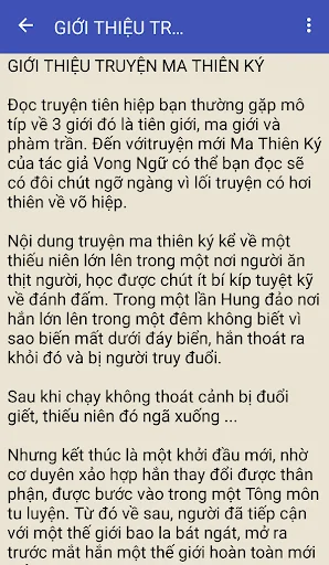 Ma thien ky - Truyen tien hiep