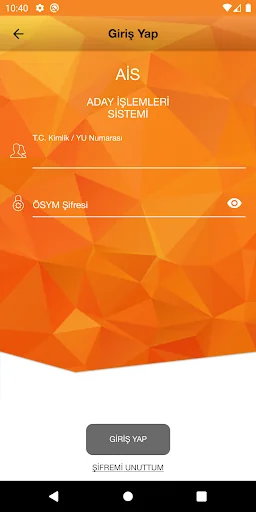 ÖSYM Aday İşlemleri Sistemi screenshot 2