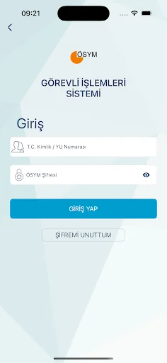 ÖSYM Görevli İşlemleri Sistemi screenshot 2
