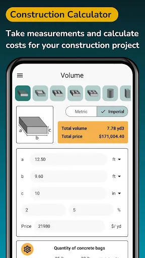 Cost Concrete Calculator ft