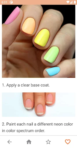 Nail art designs step by step screenshot 1
