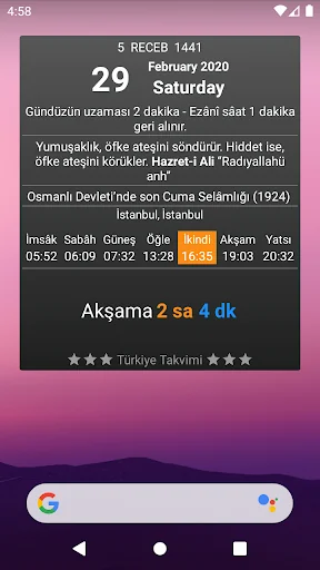 Türkiye Takvimi screenshot 4
