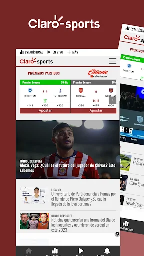 Claro Sports screenshot 1