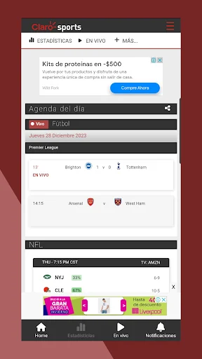 Claro Sports screenshot 4