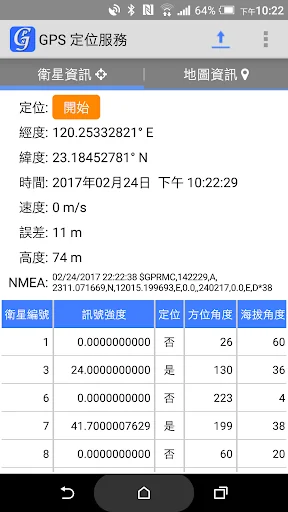 GPS定位服務