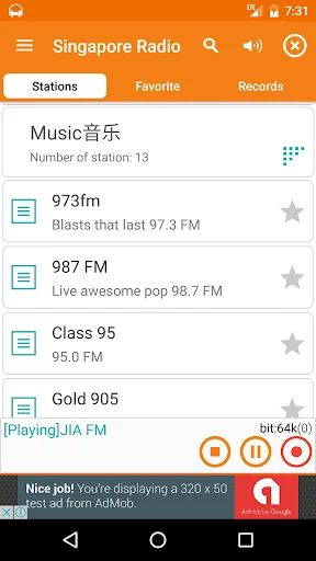 Singapore Radio, Tuner