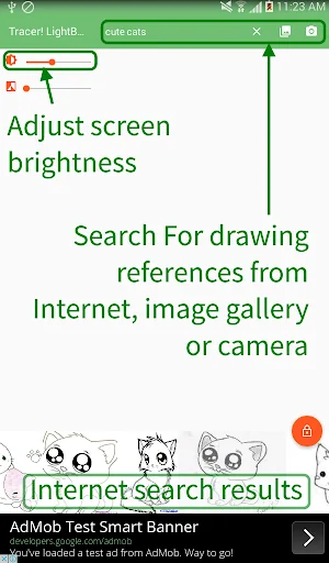 Tracer!  Lightbox tracing app screenshot 2
