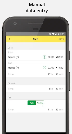 Tachograph - Mobile Helper screenshot 3