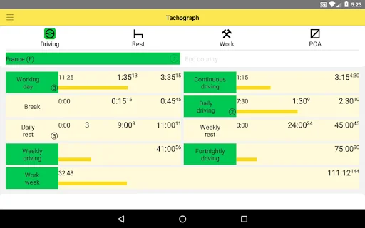 Tachograph - Mobile Helper screenshot 4