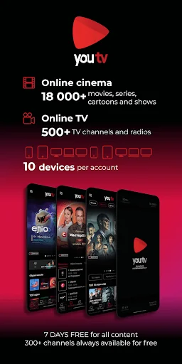 youtv – 500+ channels & movies
