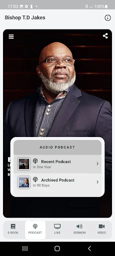 Bishop T.D Jakes's Podcasts screenshot 4
