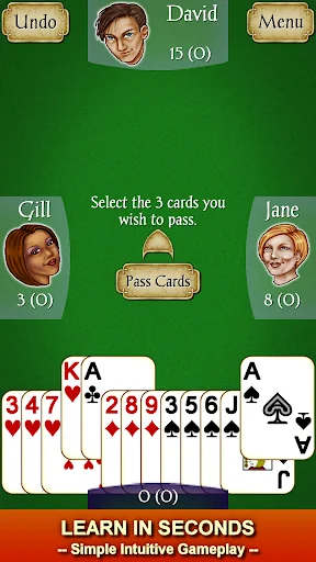 Hearts screenshot 2