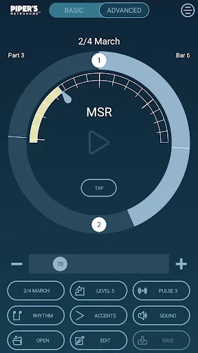 Pipers Metronome screenshot 1