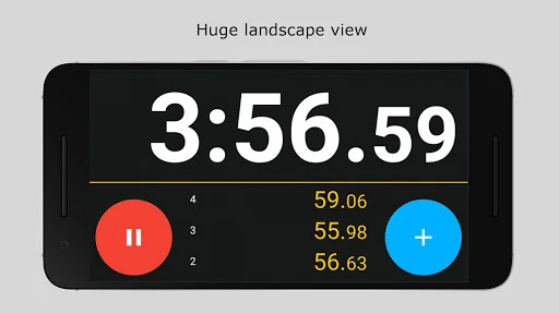Stopwatch 2 Advanced lap timer screenshot 2