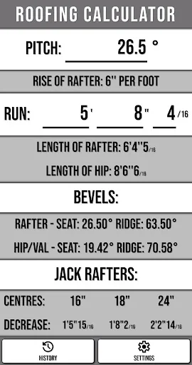 Roofing Calculator