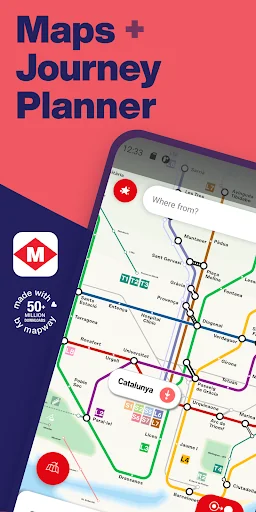 Barcelona Metro Map & Routing