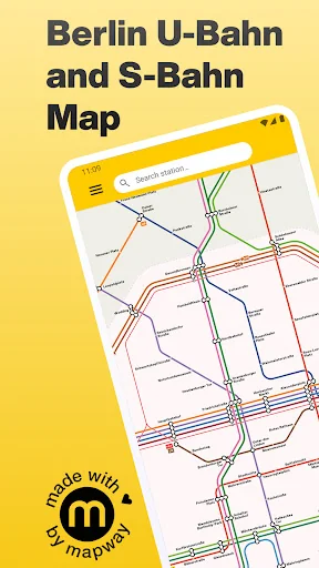 Berlin Subway U&S-Bahn map screenshot 1