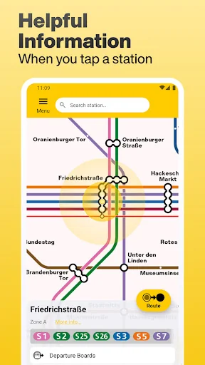Berlin Subway U&S-Bahn map screenshot 4