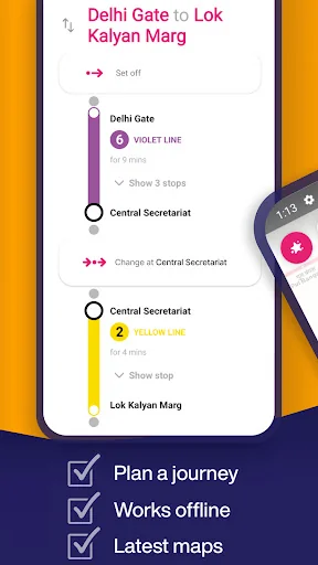Delhi Subway Map & Routing