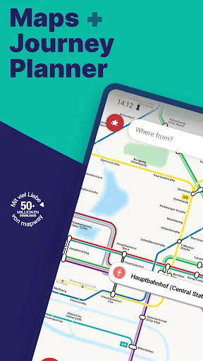 Hamburg Metro U & S Bahn Route